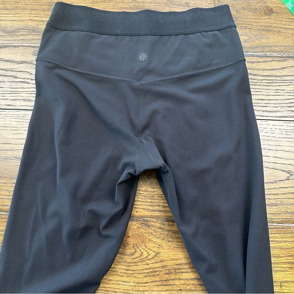 Athleta Black Aura Split Pant Small - image 6